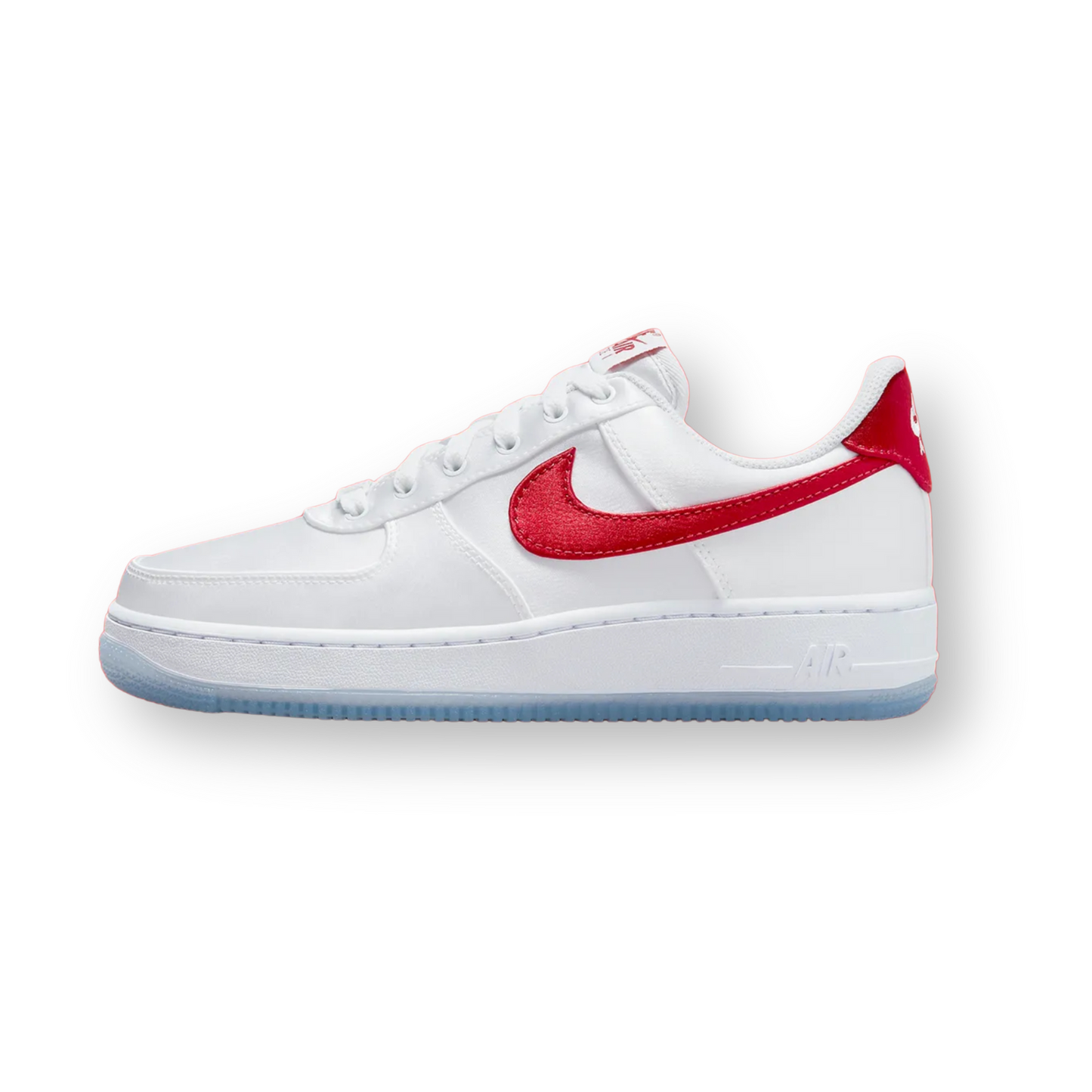 Air Force 1 Low '07 Satin White Varsity Red