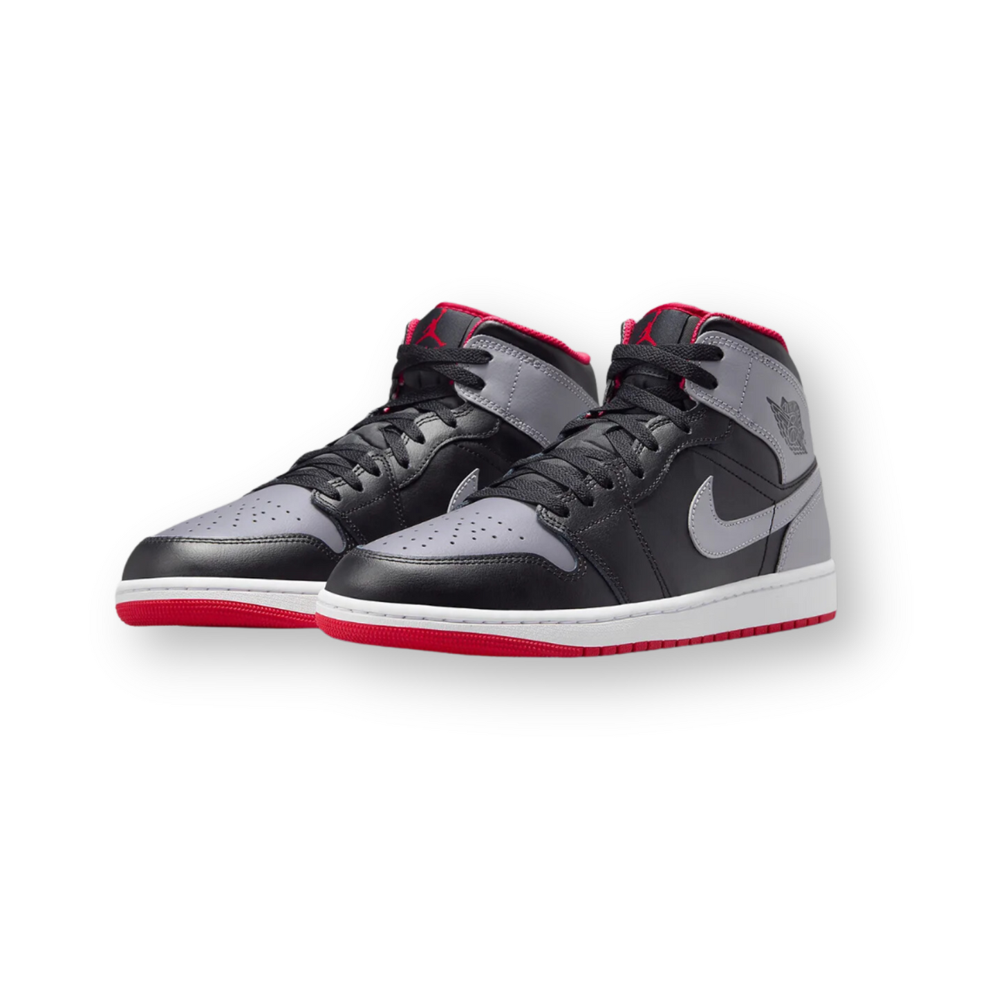 Air Jordan 1 Mid Black Cement Grey