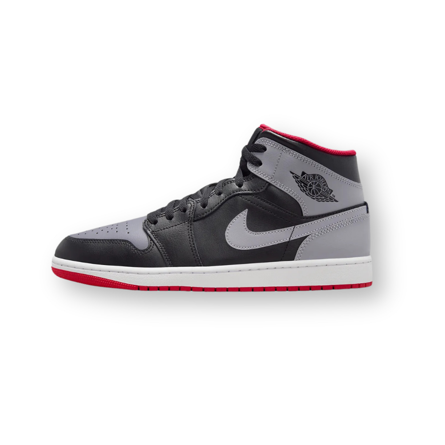 Air Jordan 1 Mid Black Cement Grey