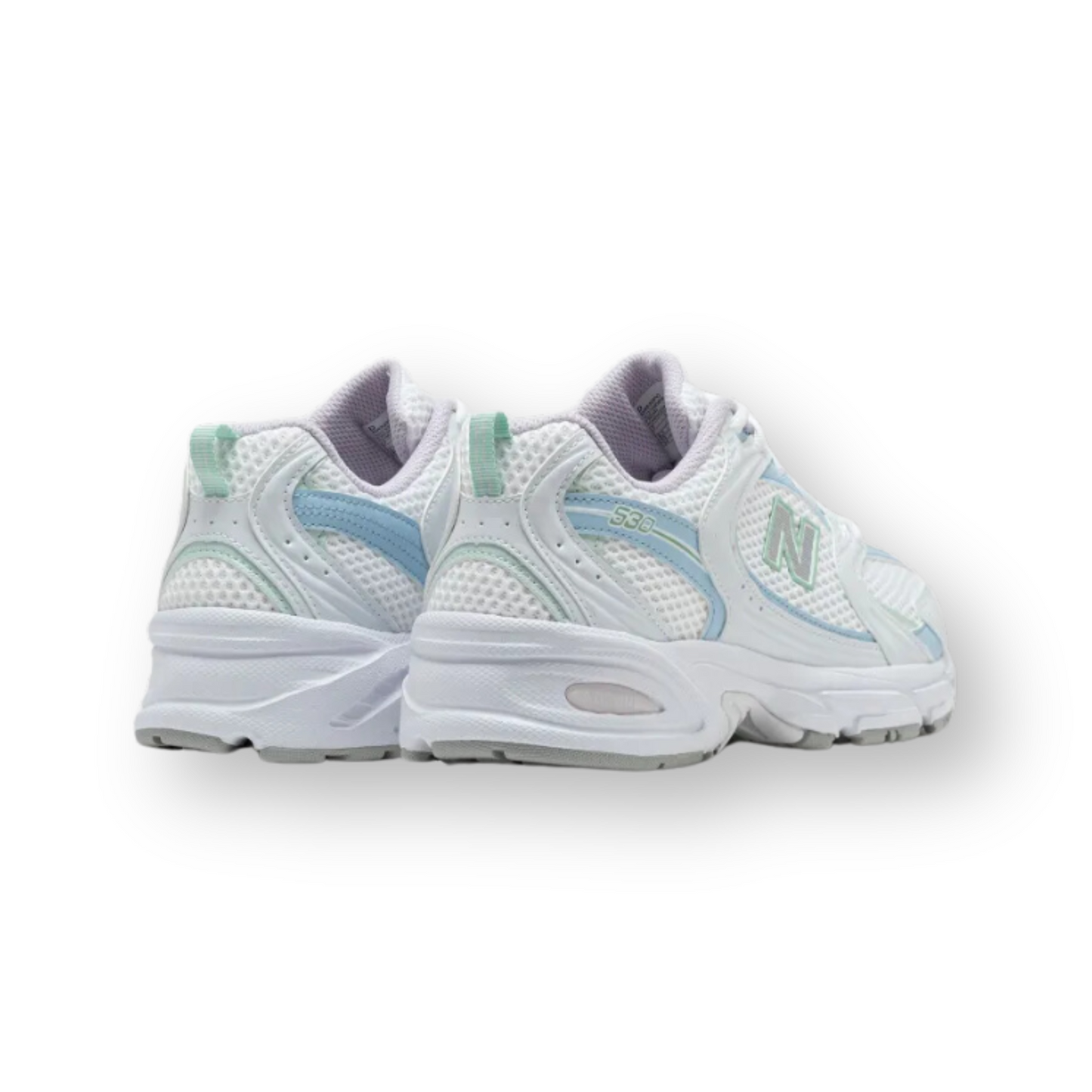 New Balance 530 White Light Chrome Blue Clay Ash