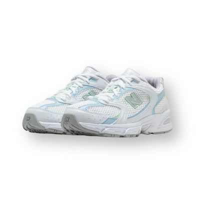 New Balance 530 White Light Chrome Blue Clay Ash