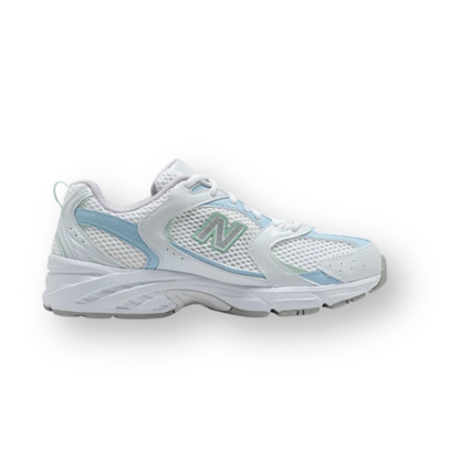 New Balance 530 White Light Chrome Blue Clay Ash