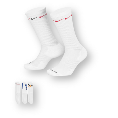 Ponožky Nike Everyday Plus Cushioned Crew 3-pack - Vícebarevné