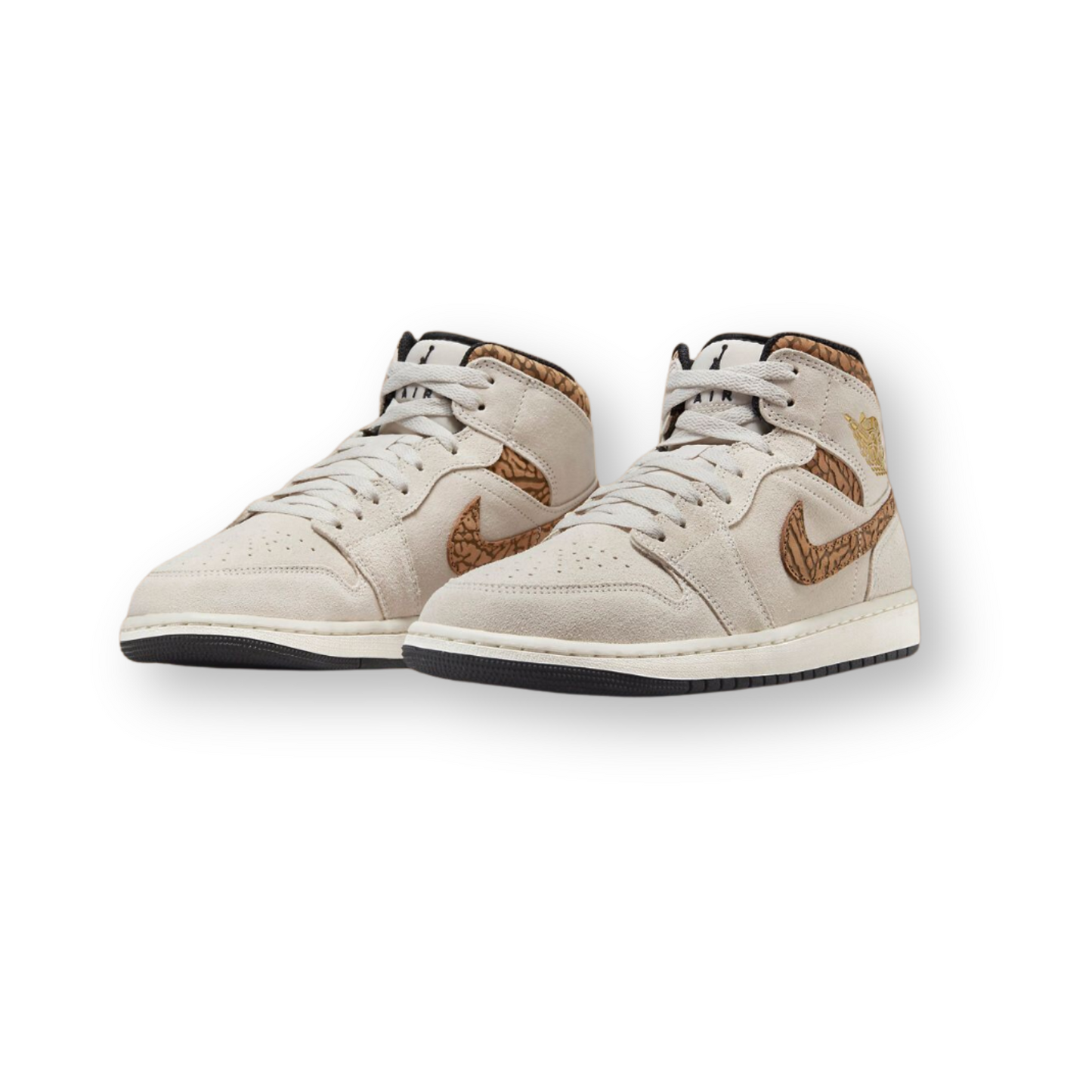 Air Jordan 1 Mid SE Brown Elephant (GS)